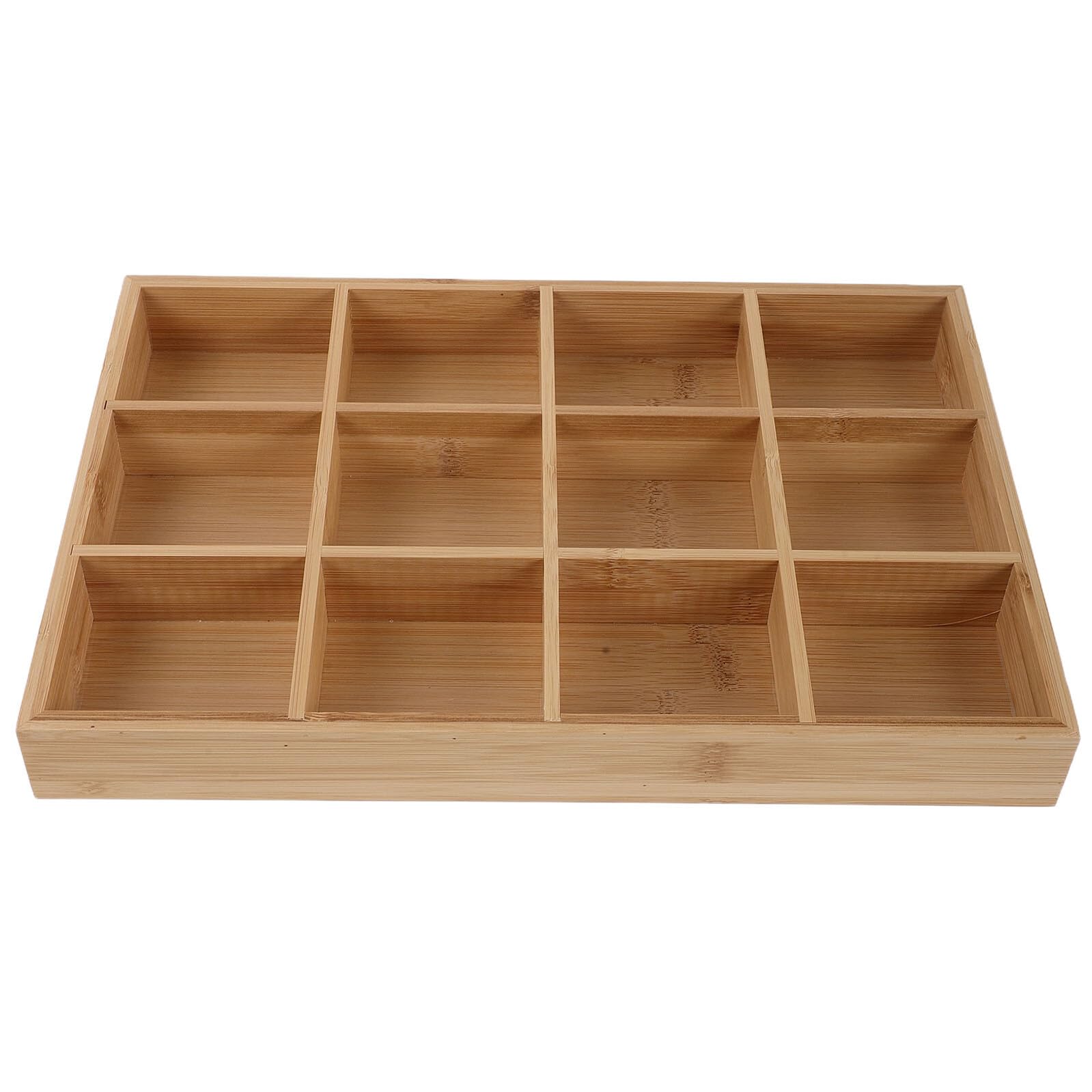 Rangement compact en bambou pour organiser la commode de la chambre parentale
