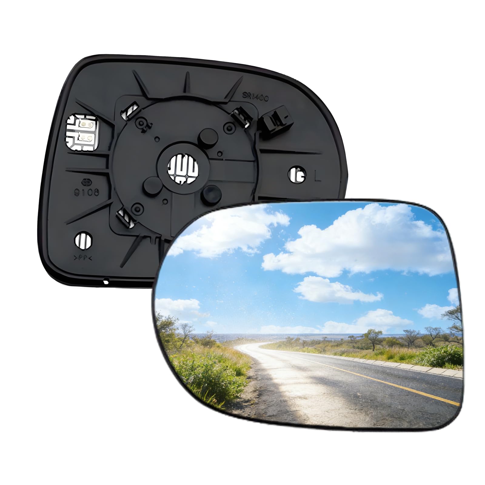 Driver Side Mirror Replacement for Lexus RX350 2010-2015, RX450h 2010-2015 - Left Side Mirror Glass, Rear View Mirrors Glass with Power Heated