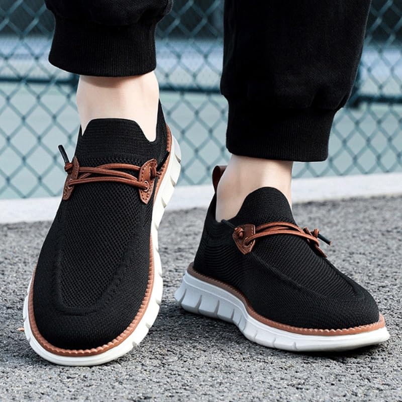 Men's Mesh Oxfords Sneakers Comfortable Lightweight Breathable Walking Shoes Work Lightweight Soft Sole2
