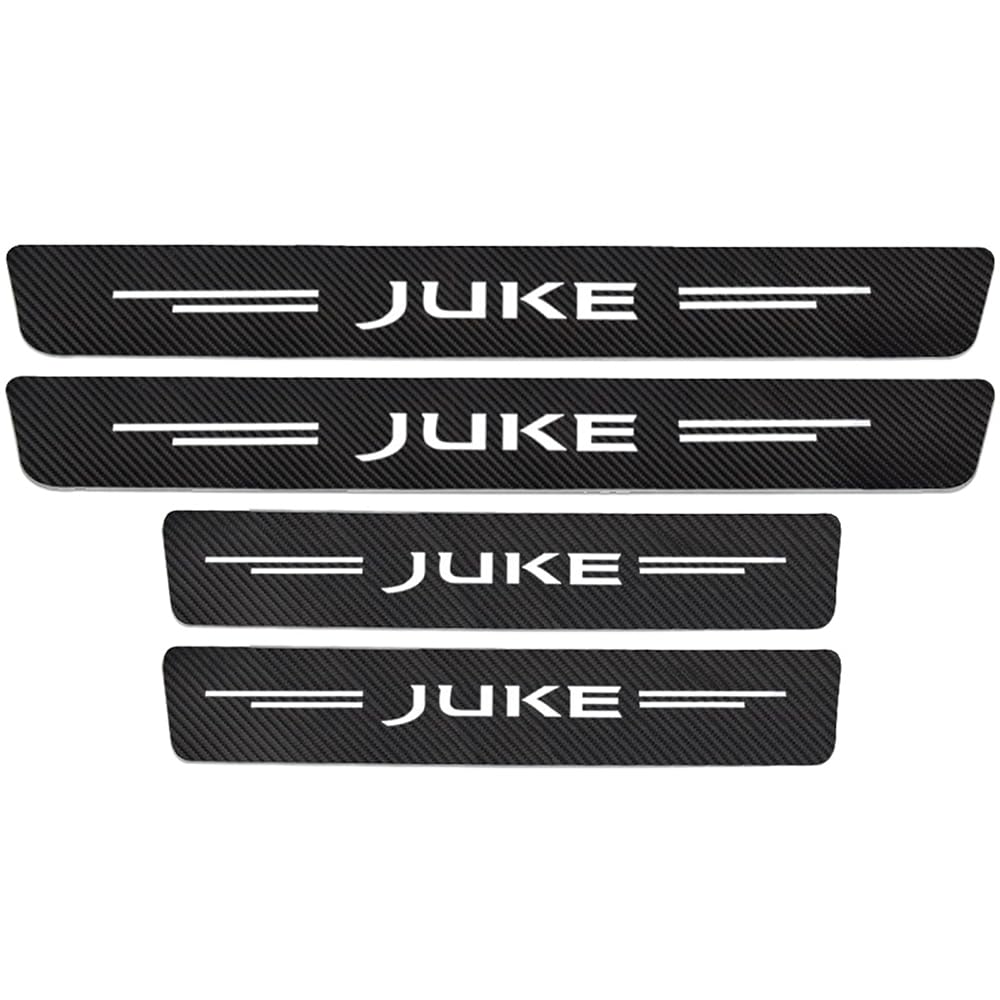 SDYAYFGE 4Pcs Kick Plates Car Door Sill Protector,for Nissan Juke