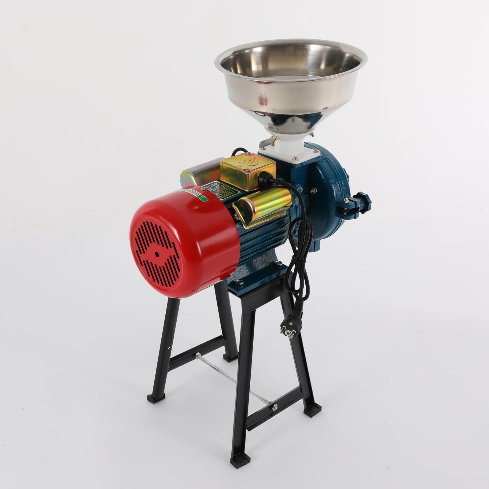 Elektrisch Getreidemühle 50-75 kg/h Kornmühle,2200W Schrotmühle Zerkleinerer Grain Mill,Hausgebrauch Elektrischemühle Maschine für Mais Reis Weizen Paddy-Reis