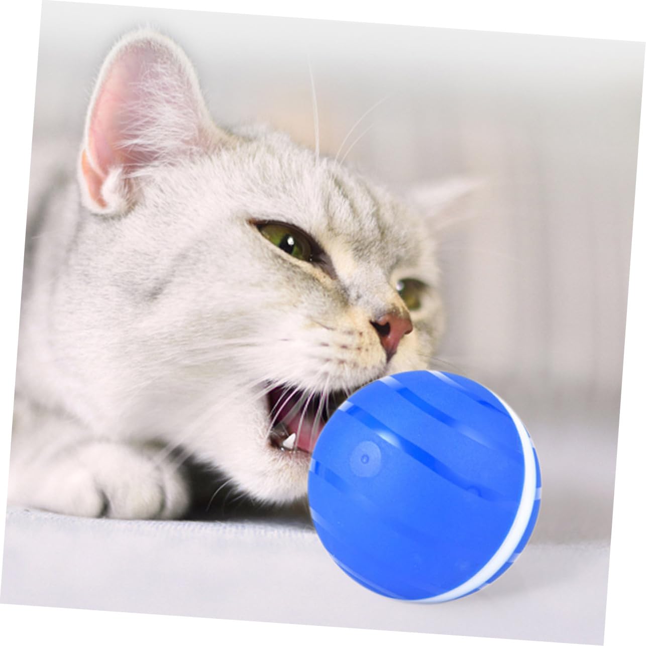 FRCOLOR Pelota De Juguete para Mascotas Inteligente Luces Intermitentes Recargable por USB para Gatos y Perros Casa