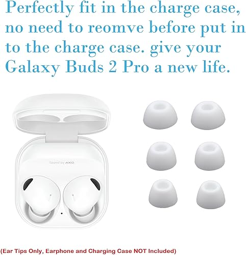 Vista 11 de 6 pares de almohadillas moradas S/M/L, almohadillas de repuesto de goma para auriculares, piezas de repuesto de silicona compatibles con auriculares