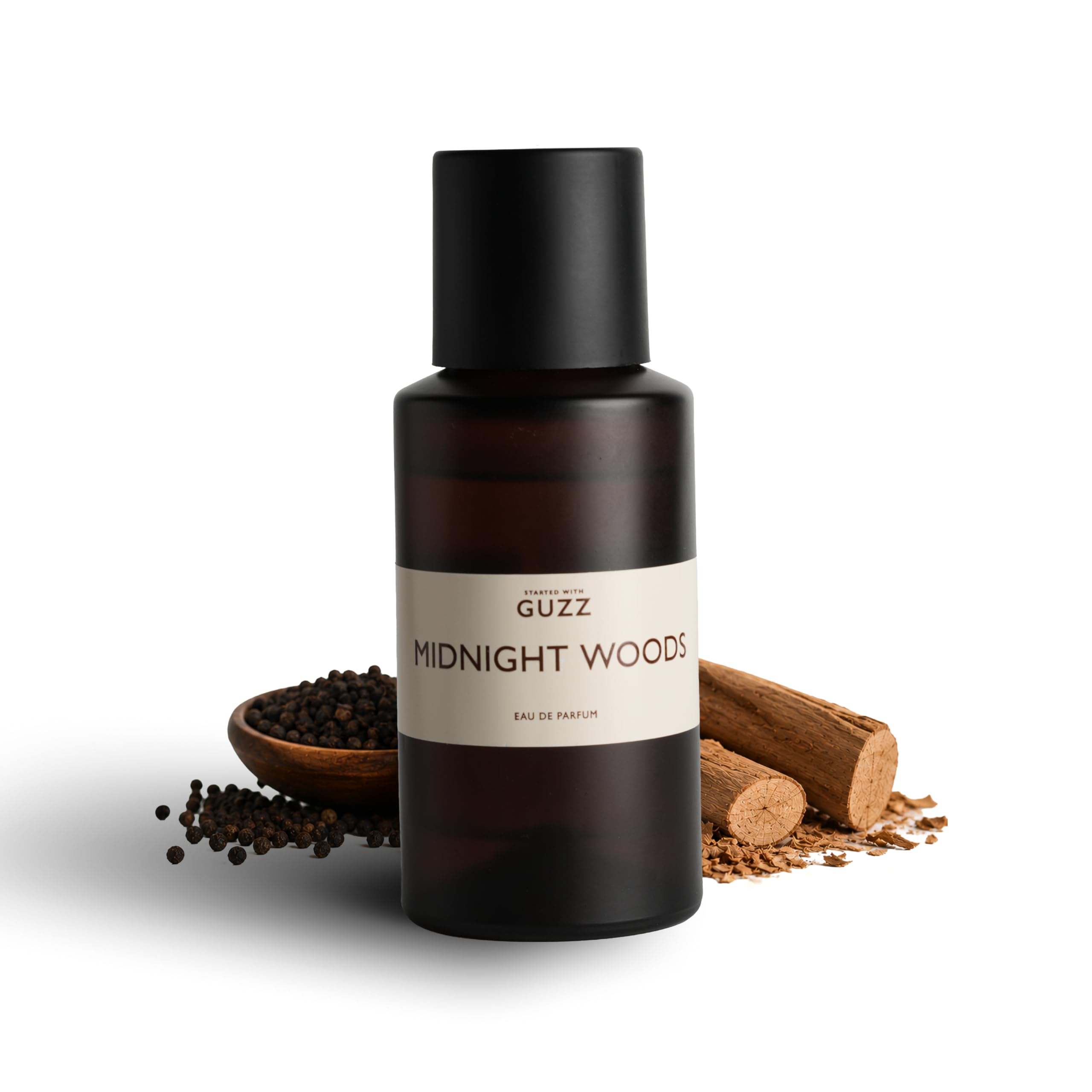 Guzz Midnight Woods Eau De Parfum | Warm Spicy Perfume with Apple, Vanilla & Woods | Warm Evening Fragrance | 50 ML-image-15