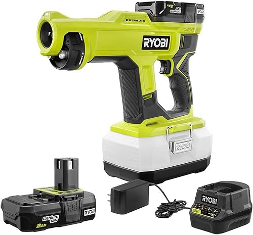 RYOBI ONE+ PSP02K2 Kit de pulverizador electrostático inalámbrico de 18 voltios (renovado)