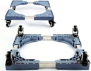 ZHUANYIYI Base de Machine à Laver, Base de Machine à Laver réglable de Taille de Base pour Le séchoir réfrigérateur Meubles télescopiques (Color : 4wheels)