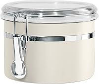 Vista 59 de Frasco hermético Oggi de acero inoxidable con tapa transparente y cierre de sujeción, Plateado