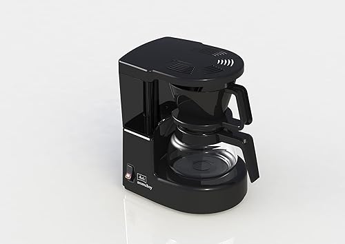 Miniatura 2 de Melitta 1015 Aromaboy Filtro Cafetera, 2 Tazas, Olla De Vidrio, Desconexión Automática Negro por Melitta