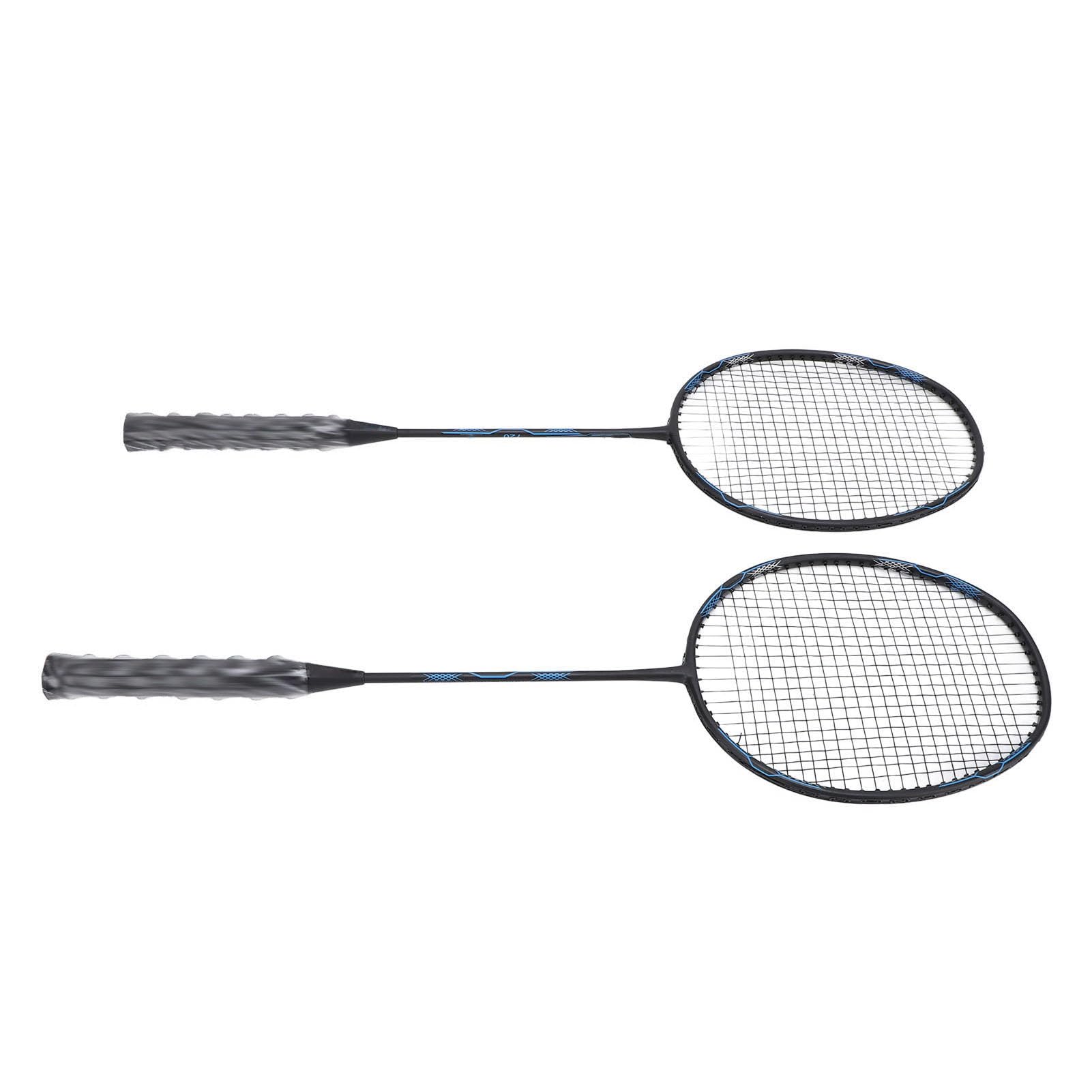 Yctze Juego de Raquetas de Bádminton Ligeras y Profesionales con Marco de Aluminio y Carbono para Hombres Mujeres, Incluye Volante para Entrenar, Color Rojo