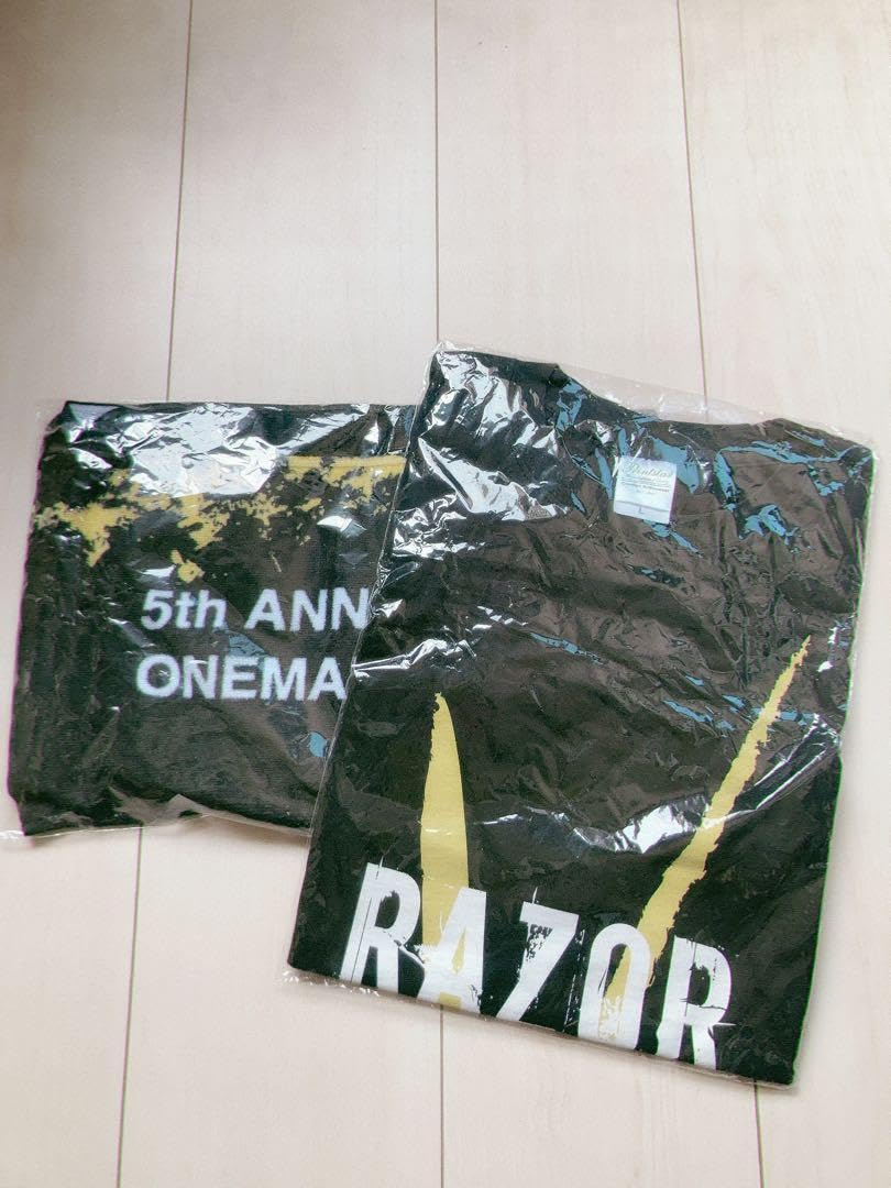 Amazon.co.jp: RAZOR 5周年 ツアー Tシャツ Lサイズ マフラー