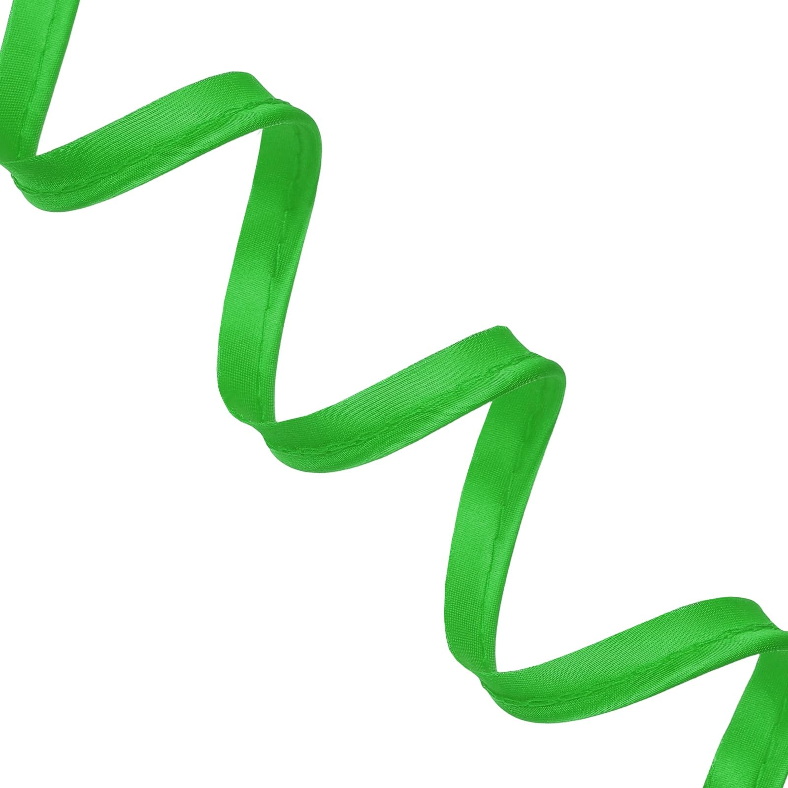 sourcing map Piping Bias Tape 1/2 Inch 5.5 Yards / 5m Piping Trim with Cotton Core Lip Cord Trim for Sewing Binding Hemming Cushions DIY Decor Crafts, Light Green — image 1