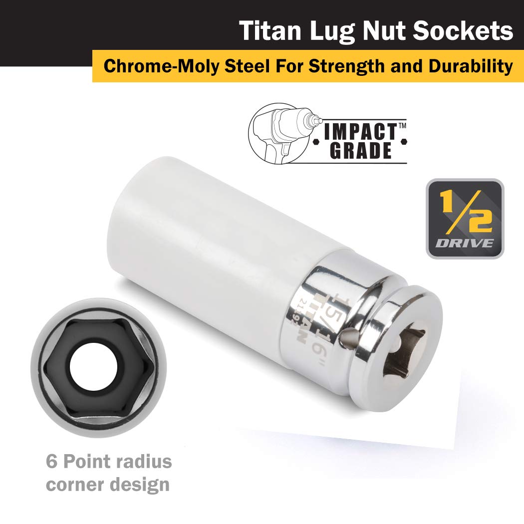 Amazon.com: Titan 21192 1/2 in. Drive x 15/16 in. Nonmarring