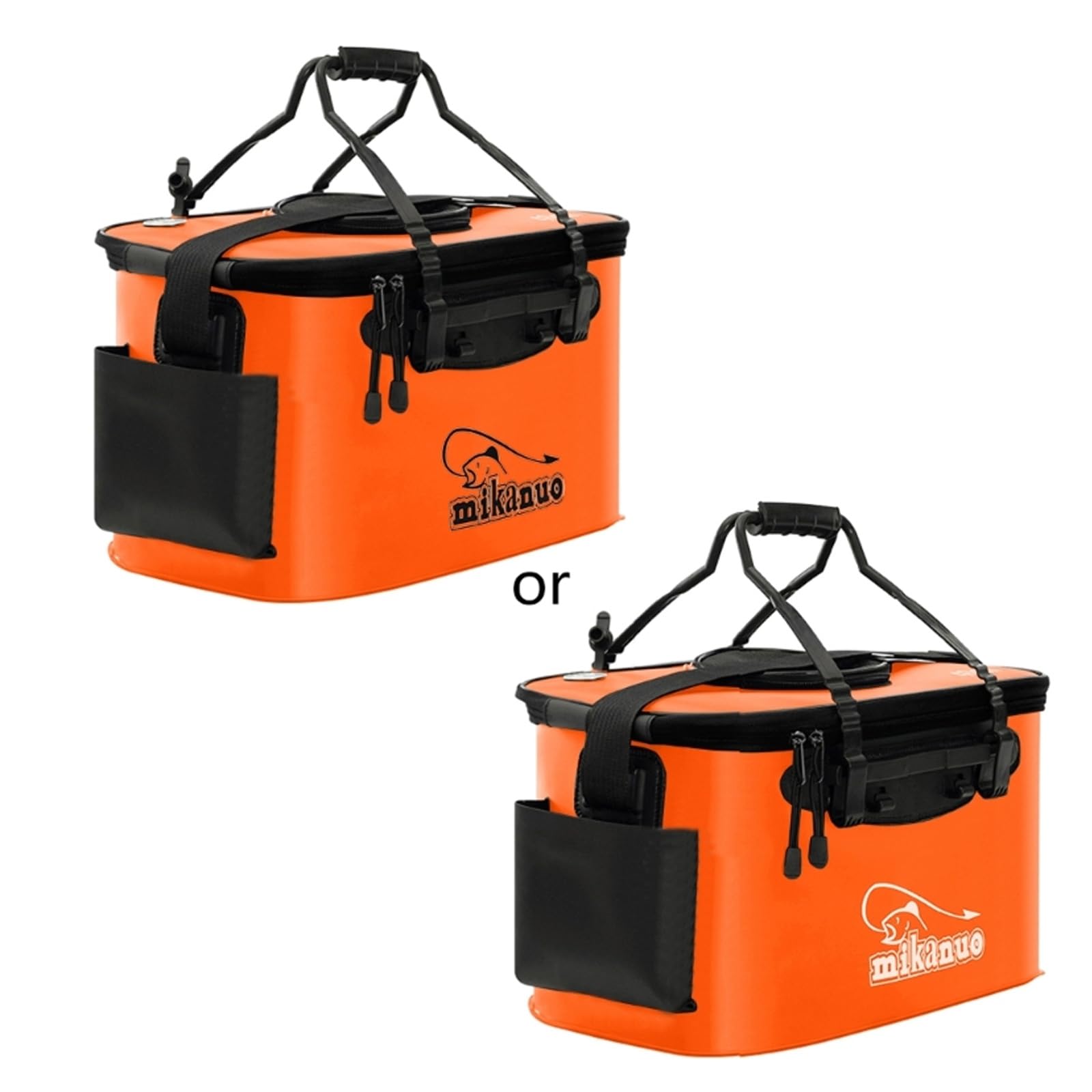 Fishing Bucket Practical Collapsible with Handle Lightweight Live Fish Lure and Baits for Camping Live Lure Foldable Practical Water Container for Hiking