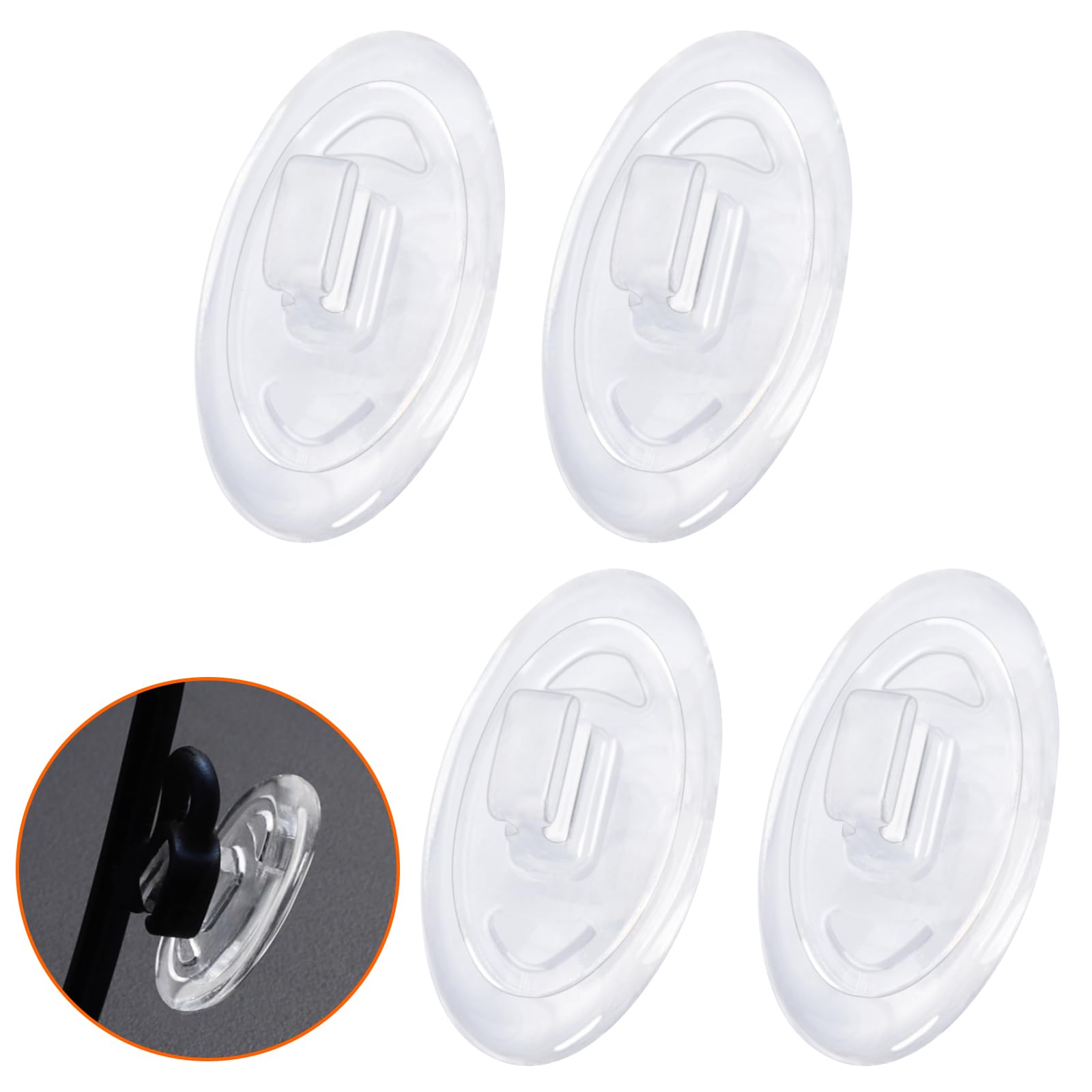 Amazon.com: Betterun Clear Replacement 2 Pairs Nose Pads for