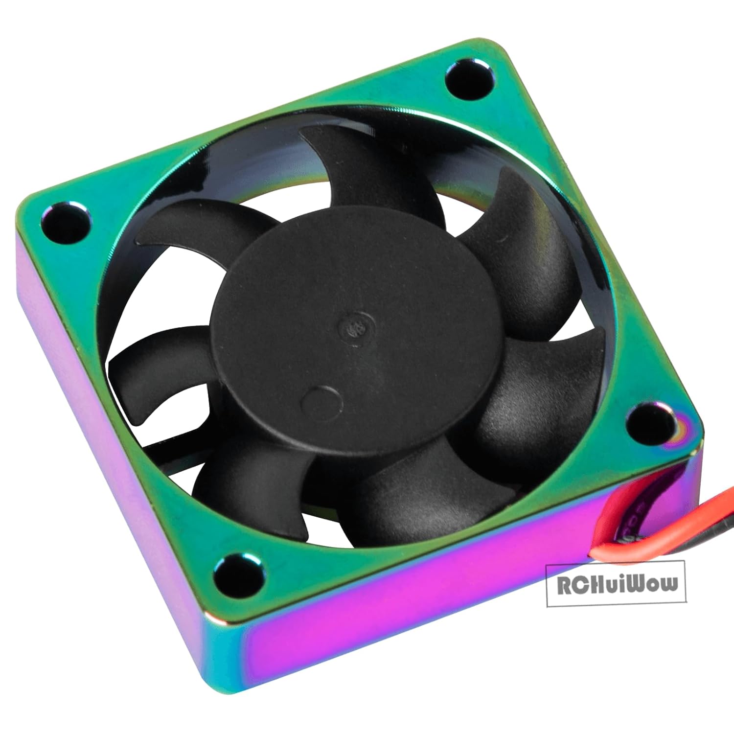 RC 40 * 40MM 14000 RPM Motor Cooling Fan Brushless Motor Heat Sink 4.8-8.4V Upgrades Part for 1/10 1/8 4068 4092 4074 RC Car Brushless Motor，Alloy High Speed Heatsink Cooling Fan,2PCS