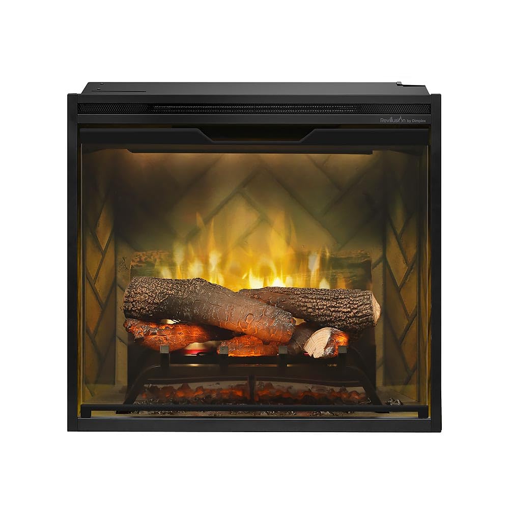 DIMPLEXRevillusion® 24" Built-in Firebox (Model: RBF24DLX), 5118 BTU, 120 Volt, 1500 Watt, Black