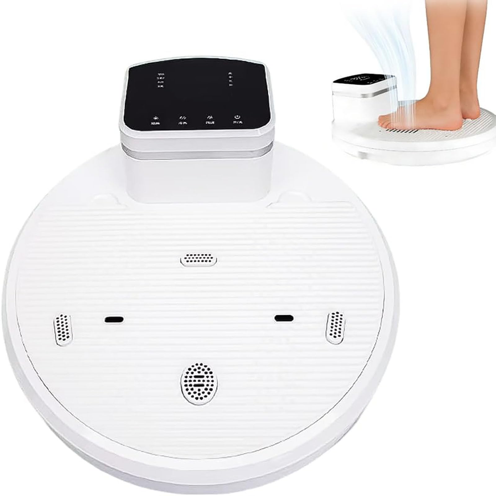 LTzygmion Full Body Dryer After Shower, 2500W Body Care Dryer, Feet Touch Panel, Waterproof Non-Slip, Adjustable Cold Warm, with Pre Warm, Home Hotel Swimming