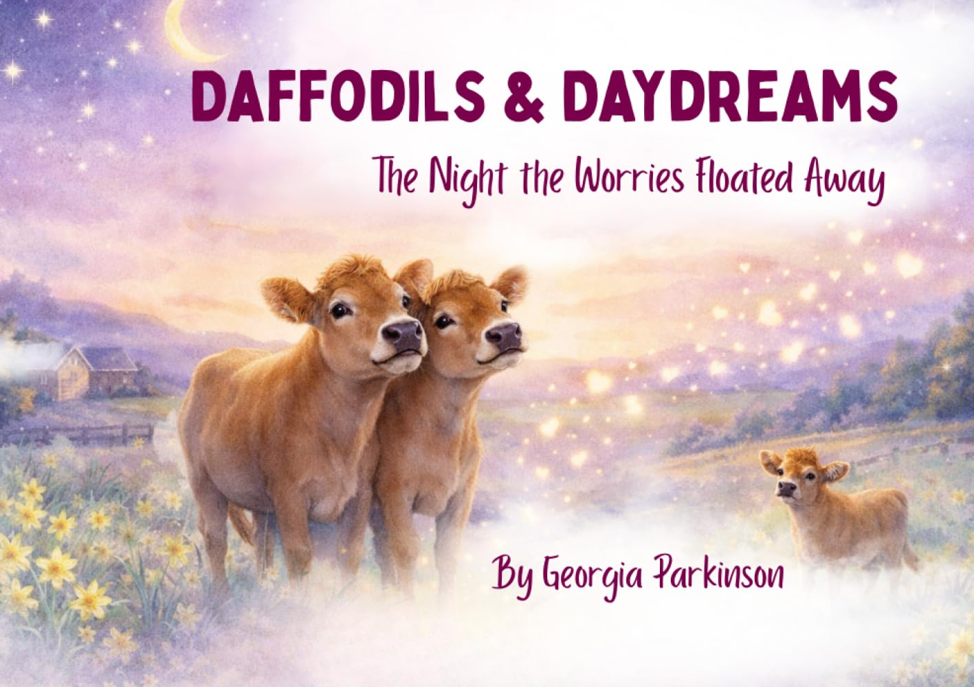 The Night the Worries Floated Away: A Calming Bedtime Story for Children About Letting Go of Worries: Daffodils & Daydreams (Daffodils & Daydreams: Let's Untangle the Moo'd)