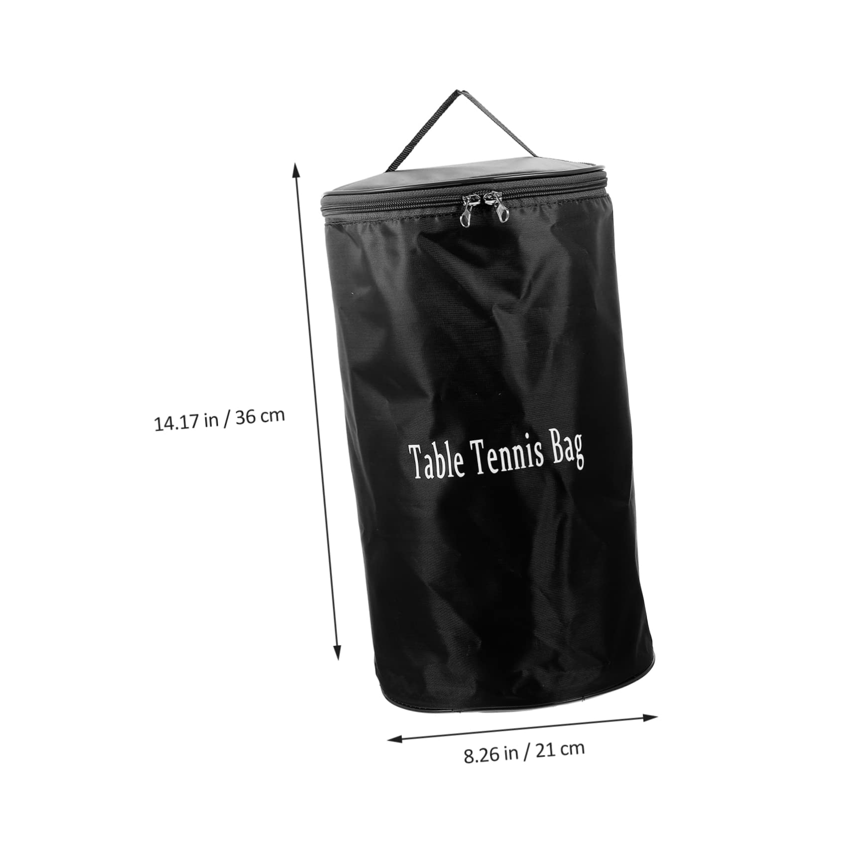 Mikinona Multi Function Pingpong Balls Bag Portable Table Tennis Pouch for and Transport Durable Oxford Design with Capacity for Sports Balls for Table Tennis and More