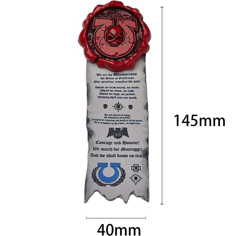 Starforged Reinheitssiegel Adepta Sororitas Graue Ritter Ultramarine Brosche-Anhänger Warhammer 40K