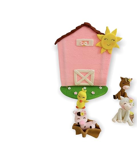 Miniatura 4 de 3D Farm Set and Party Hats Cupcake Toppers