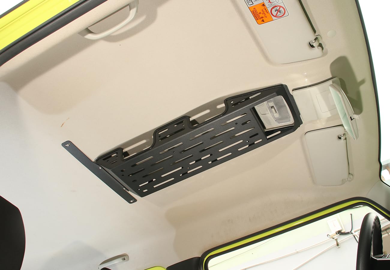 Uchwyt do przechowywania na dach samochodu Suzuki Jimny JB64 JB74 2019-2024 2-drzwiowy, aluminiowy tuning akcesoria w konsoli środkowej powyżej