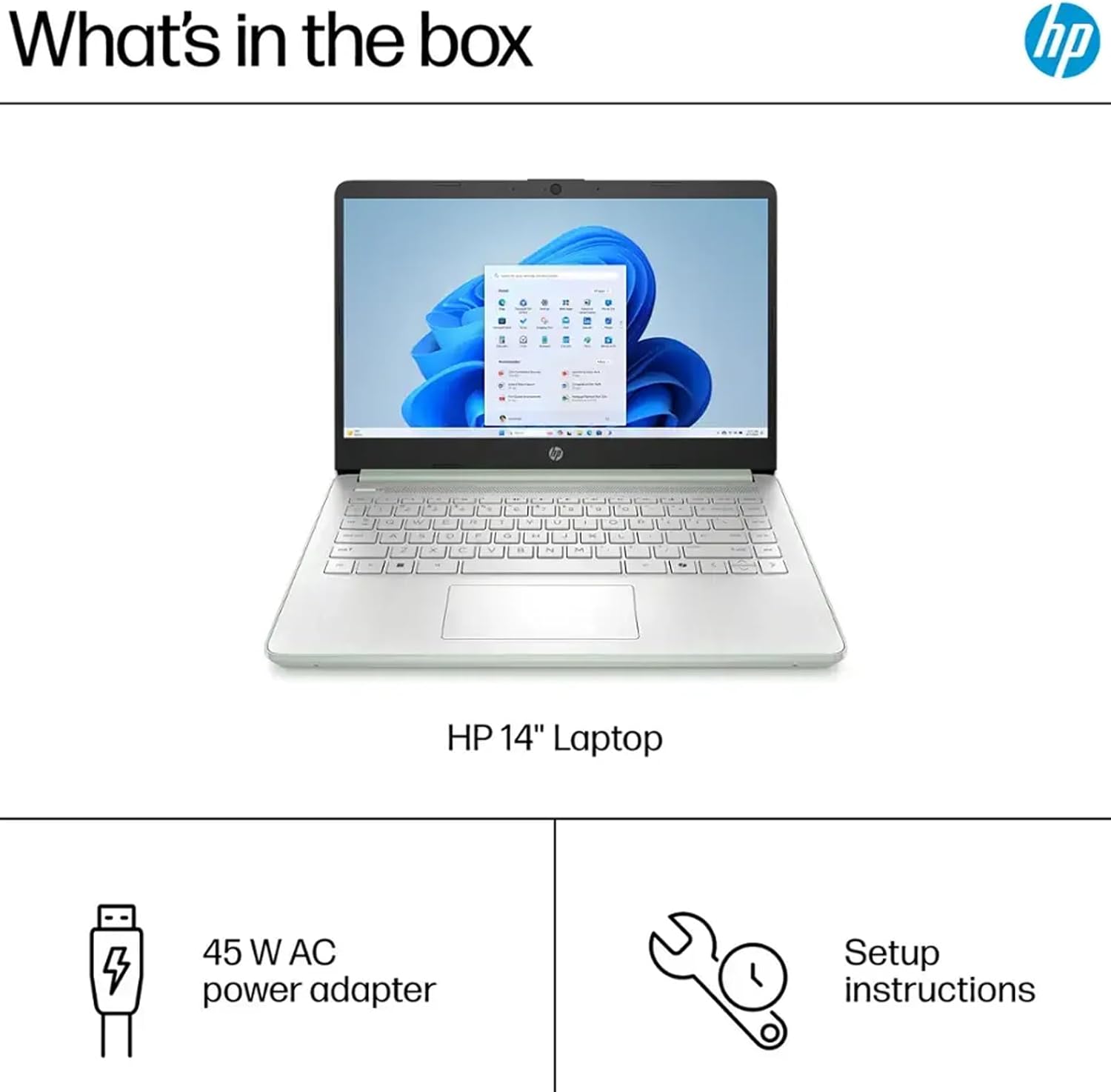 HP Flagship Everyday Laptop Computer - Intel Quad-Core (up to 3.4GHz) • Lightweight • w/128G SD Card for Student & Business • Win 11 Pro & AI-Powered • 16G RAM • 128G UFS • Green