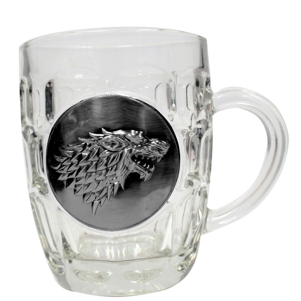 SD Toys SDTHBO89166 Game of Thrones Beer Glass Strong Metallic Logo