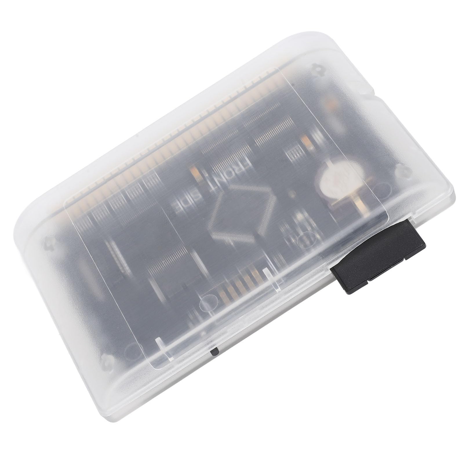 Plyisty Cartuccia di Gioco Carrello Flash retrò per Mega Drive V3.0 Pro, Scheda di Gioco 3000 in 1 per MD1/MD2/MD3/CD-X/32X, Compatibile con Genesis, Mega-Drive, Master System (Bianco trasparente)