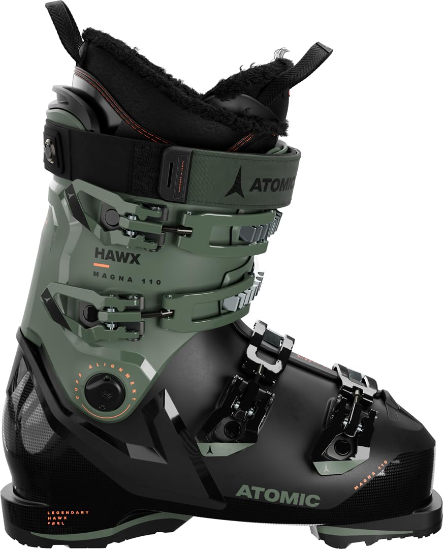 ATOMIC HAWX Magna 110 GW Ski Schuh 2025 Black/Army Green/orange
