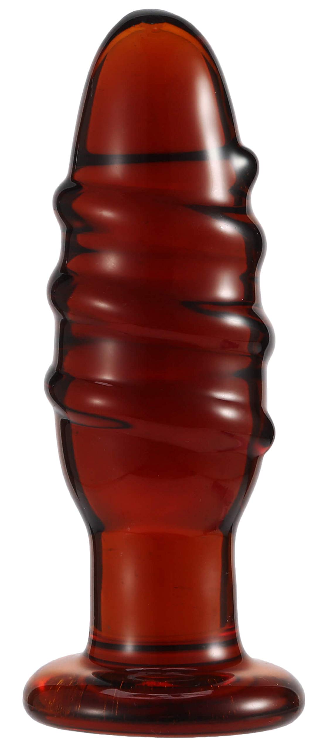 Lovetoys Plug Anal De Vidro Marrom 10 5 Cm - Coleção Brown Marrom