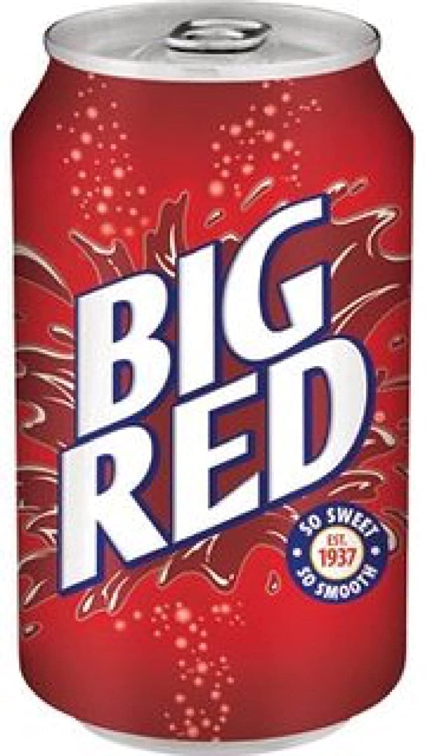 Big Red Cream Soda, 12 oz Cans, 48 Units