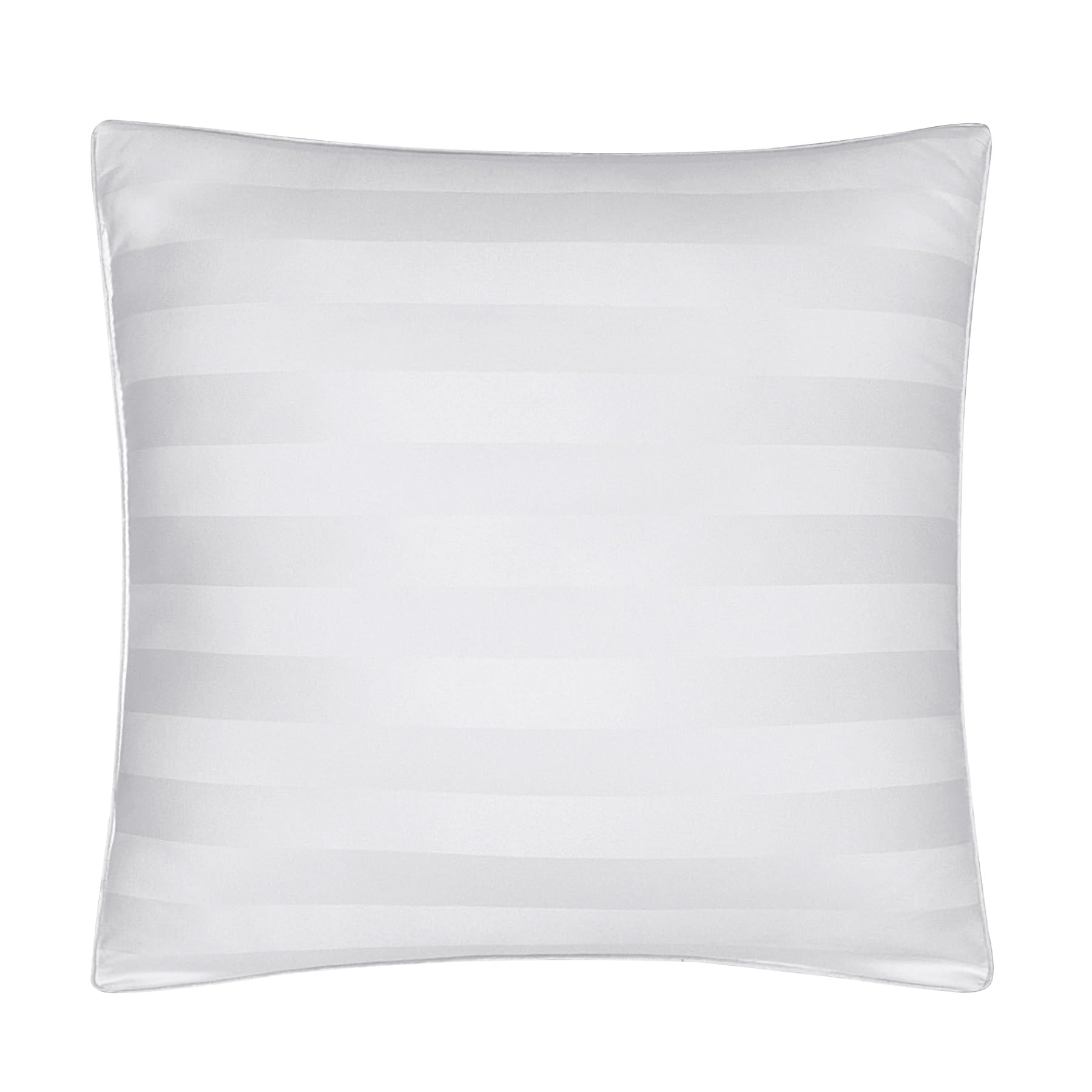 Kopfkissen 80x80 cm 2er Set Gestreifte Weich Kissen Ergonomisches Kopfkissen Nackenschmerzen Premium Hotellerie Kopfkissen Zierkissen Waschbar für Seitenschläfer Rückenschläfer Bauchschläfer