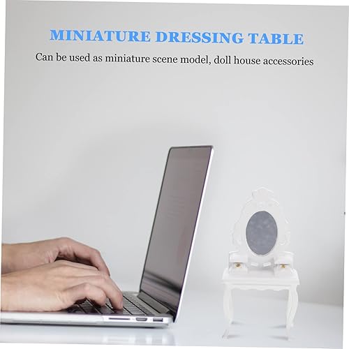 Miniatura 7 de ibasenice 2 piezas Mini aparador Mini Casa de Muñecas Decoración Mini Casa Mini Mesa de Madera Cajón de Mesa Decoración Muebles para el Hogar