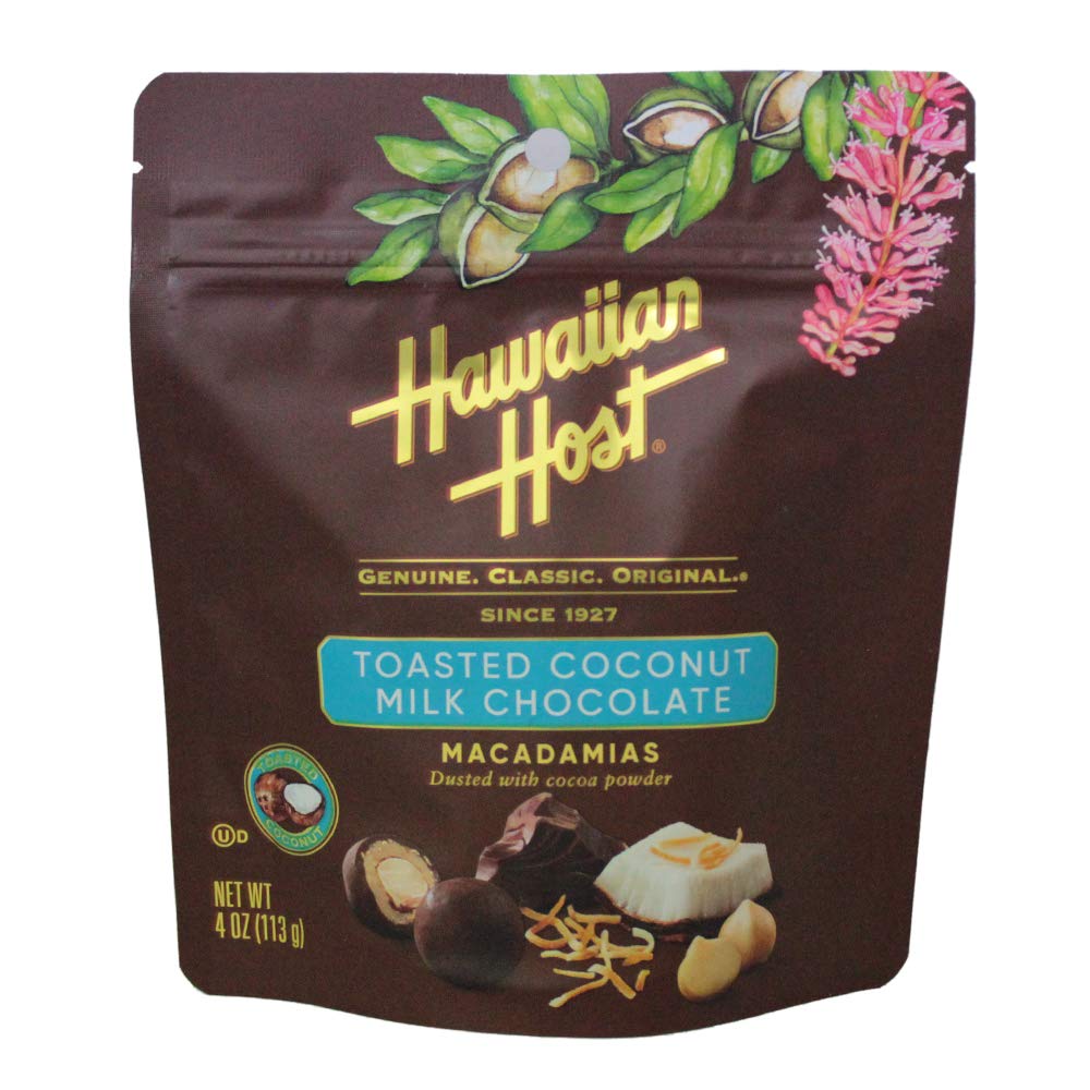 ハワイアンホースト　パラダイスコレクション　パンコーテッドチョコレート　マカデミアナッツチョコレート　トーテッドココナッツ 113g