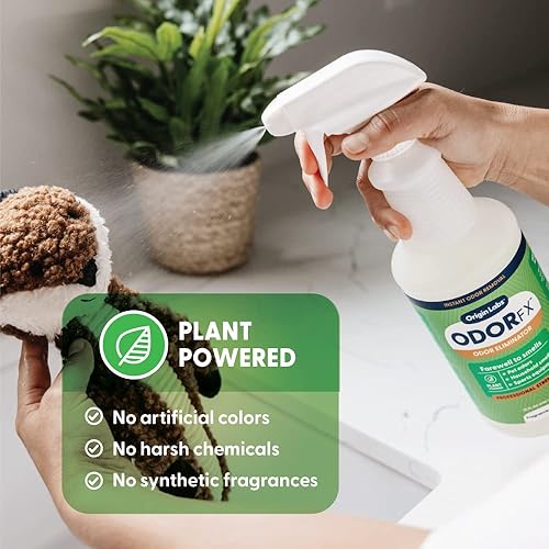 Miniatura 6 de OdorFx - Paquete de removedor de olores de mascotas, paquete de removedor de manchas y olores para limpieza de alfombras y manchas de mascotas,