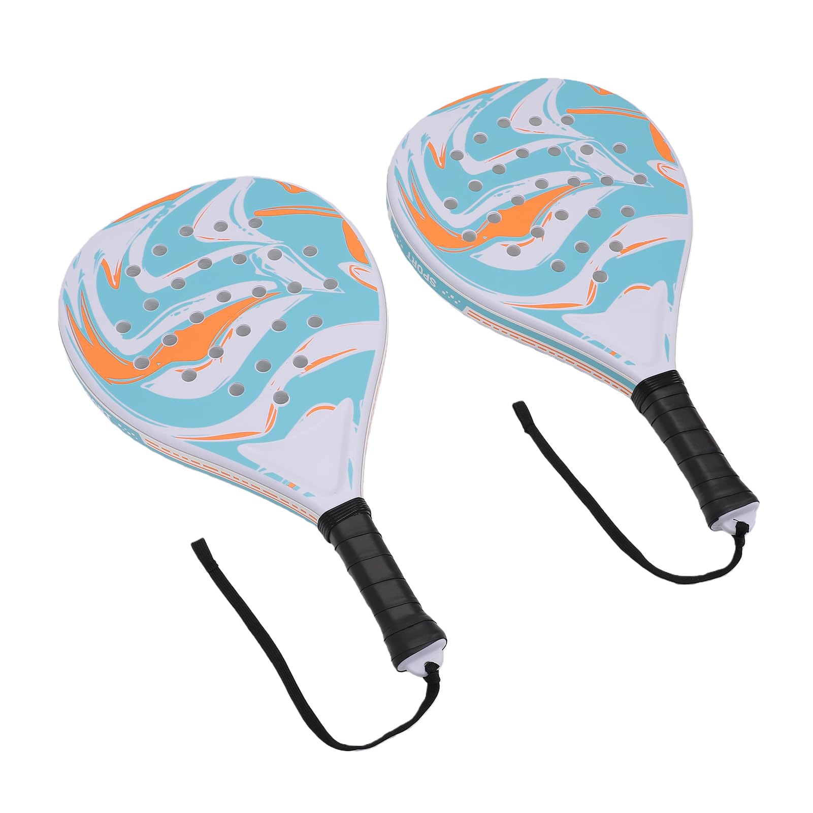 Demeras Racchetta da Paddle Tennis con Presa Ottimizzata e Design Confortevole per il Gioco Casual All'aperto 2 unità