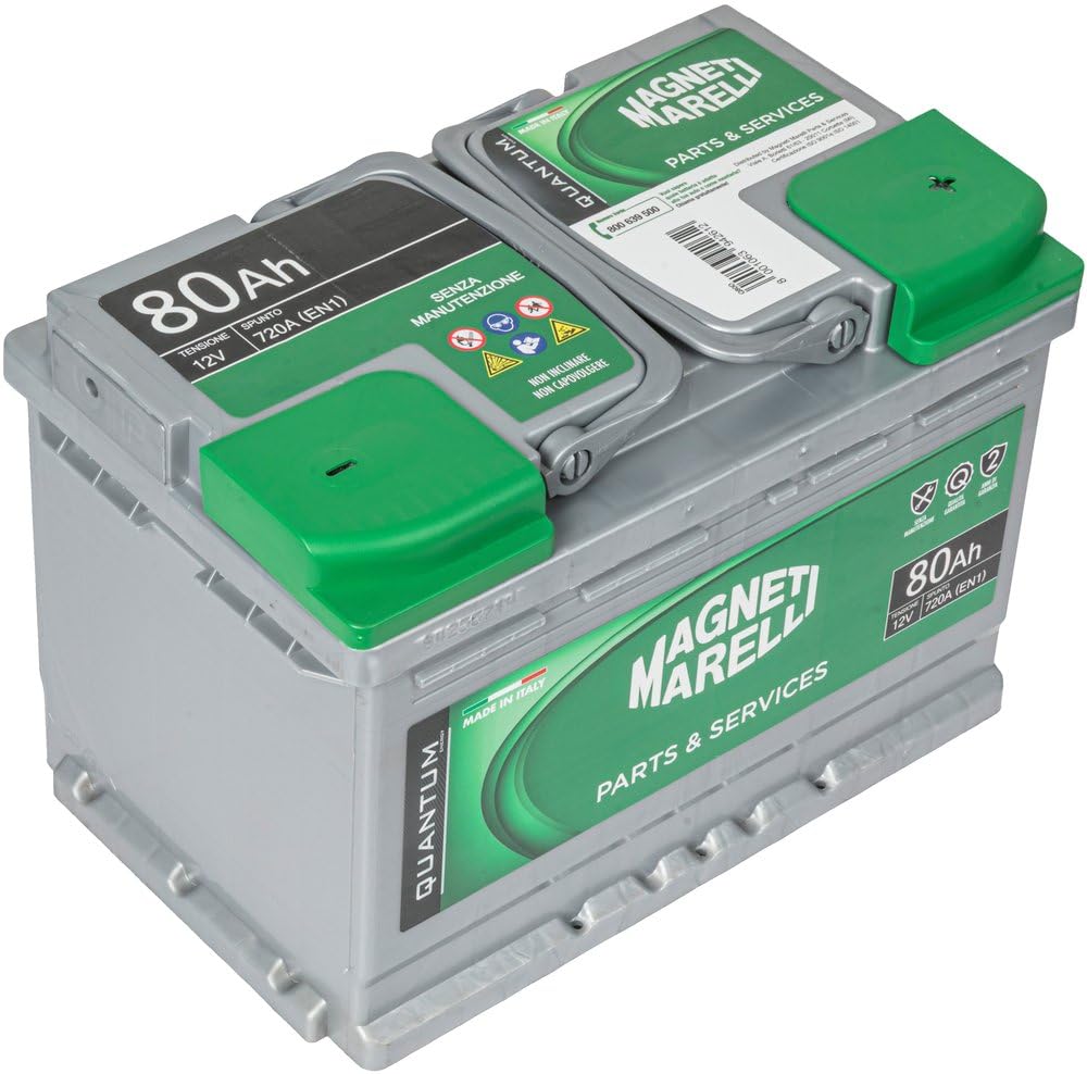 Magneti Marelli - Batería para coche, 80 Ah, 12 V, 720 A, EN1, para caja L3B