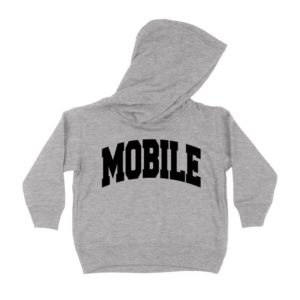 Mobile Collegiate Kids Hoodie Sweatshirt Toddler 2T Heather Grey