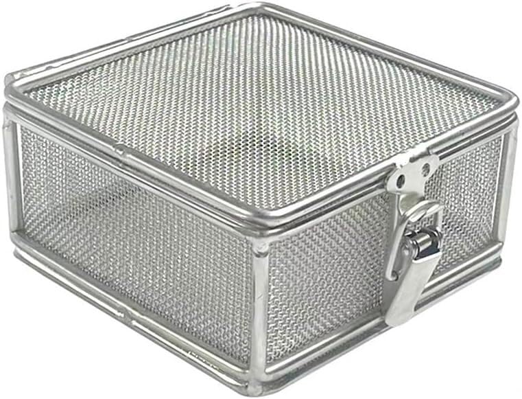 sterylizacji na instrumenty chirurgiczne Kosze do przechowywania narzędzi i sterylizacji, siatkowe z perforacją(25 * 15 * 5cm)