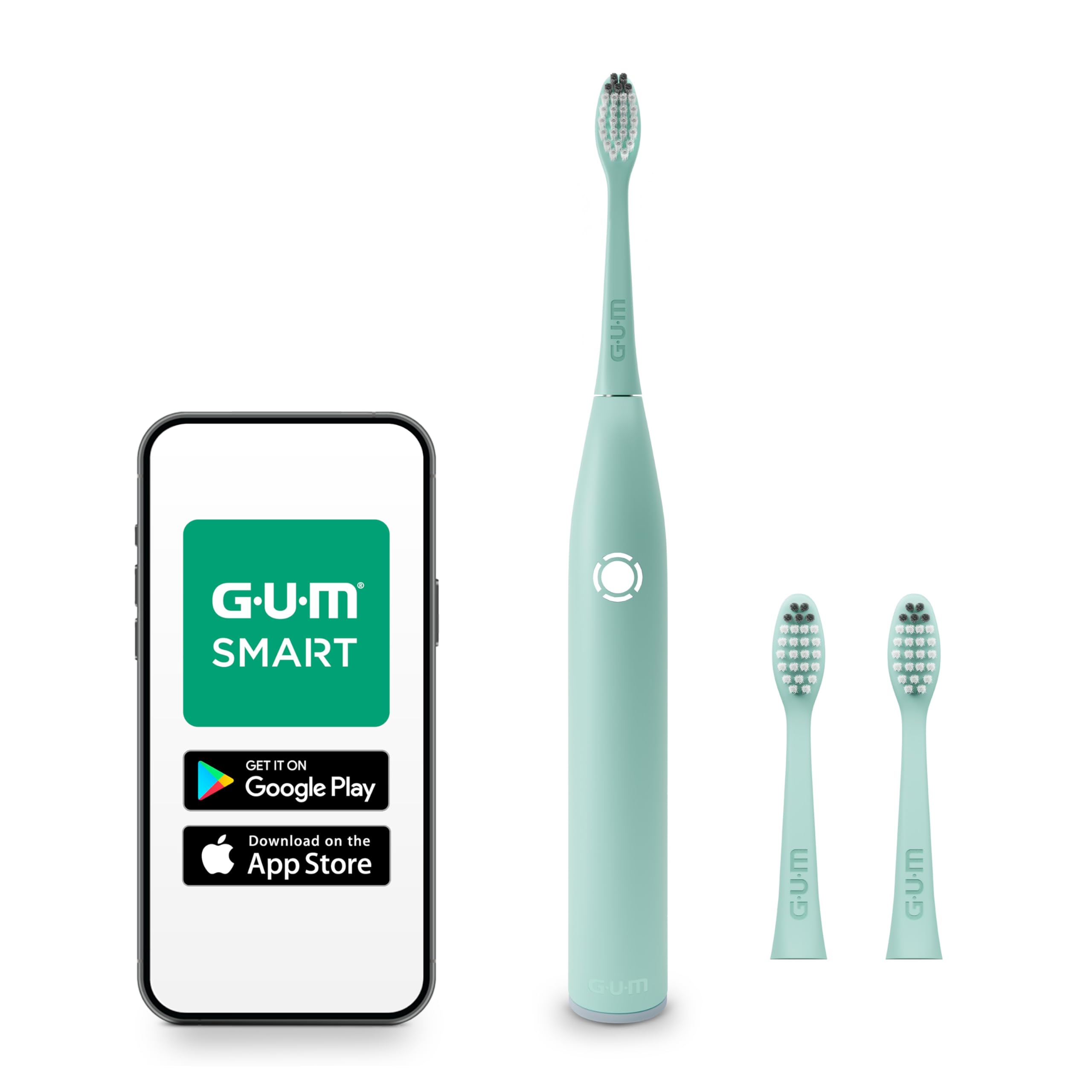 GUM SMART ONE Spazzolino elettrico sonico | controllo velocità | timer integrato | 4 modalità di spazzolamento | fino a…