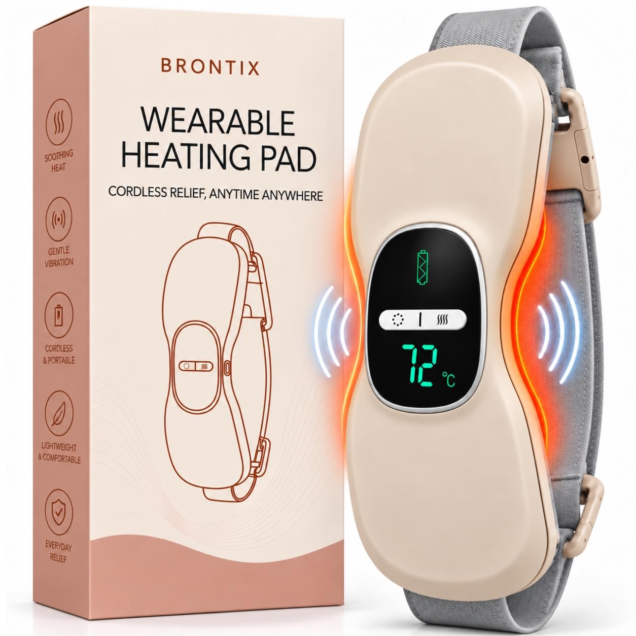 BRONTIX Period Cramp Relief Massager for Women — Amazon image 11