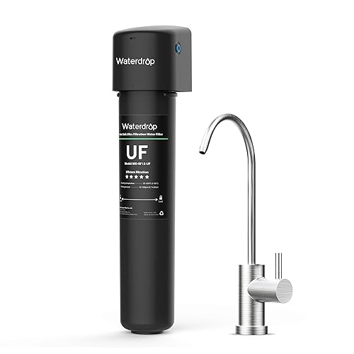 Waterdrop 15UB-UF Sistema de filtro de agua para debajo del fregadero 001 micras sistema de filtraciĂłn de agua potable para debajo del mostrador con Waterdrop 15UB-UF Sistema de filtro de agua para debajo del fregadero 001 micras sistema de filtraciĂłn de agua potable para debajo del mostrador con