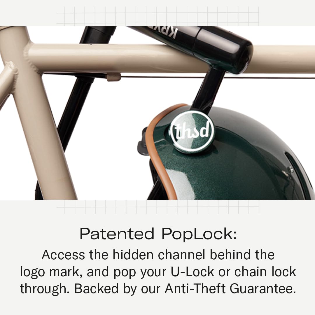 Thousand Heritage 2.0 Adult Bike Helmet; The Original Low Profile Retro Commuter Cycling Helmet Safety Certified for Bicycle Skateboard Skating Roller Skates; for Men & Women