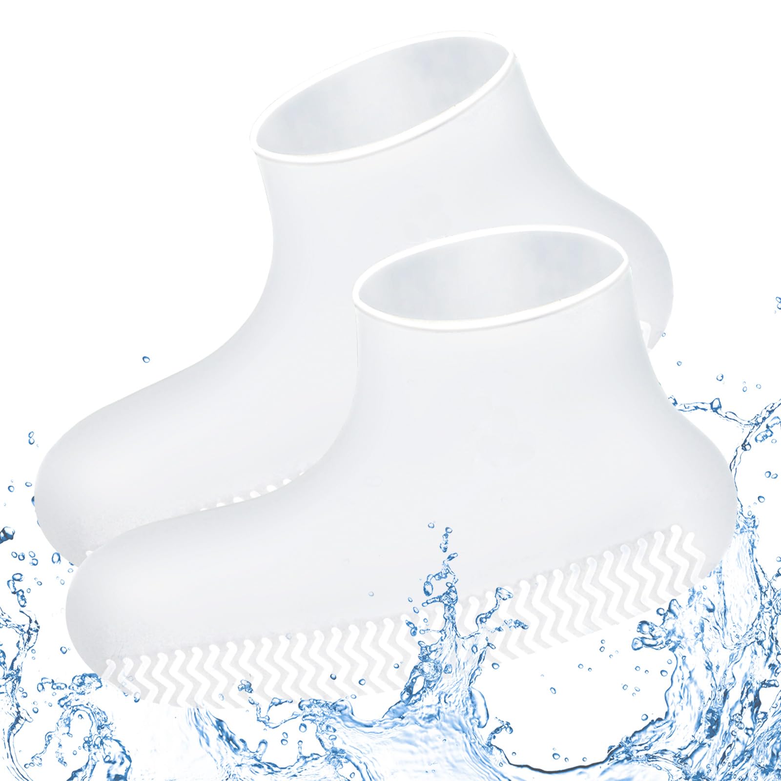 LancryWaterproof Shoe Covers,Non-Slip Shoe Covers Reusable Waterproof for Women Men Kids,Rain Silicone Shoe Covers for Cycling Outdoor