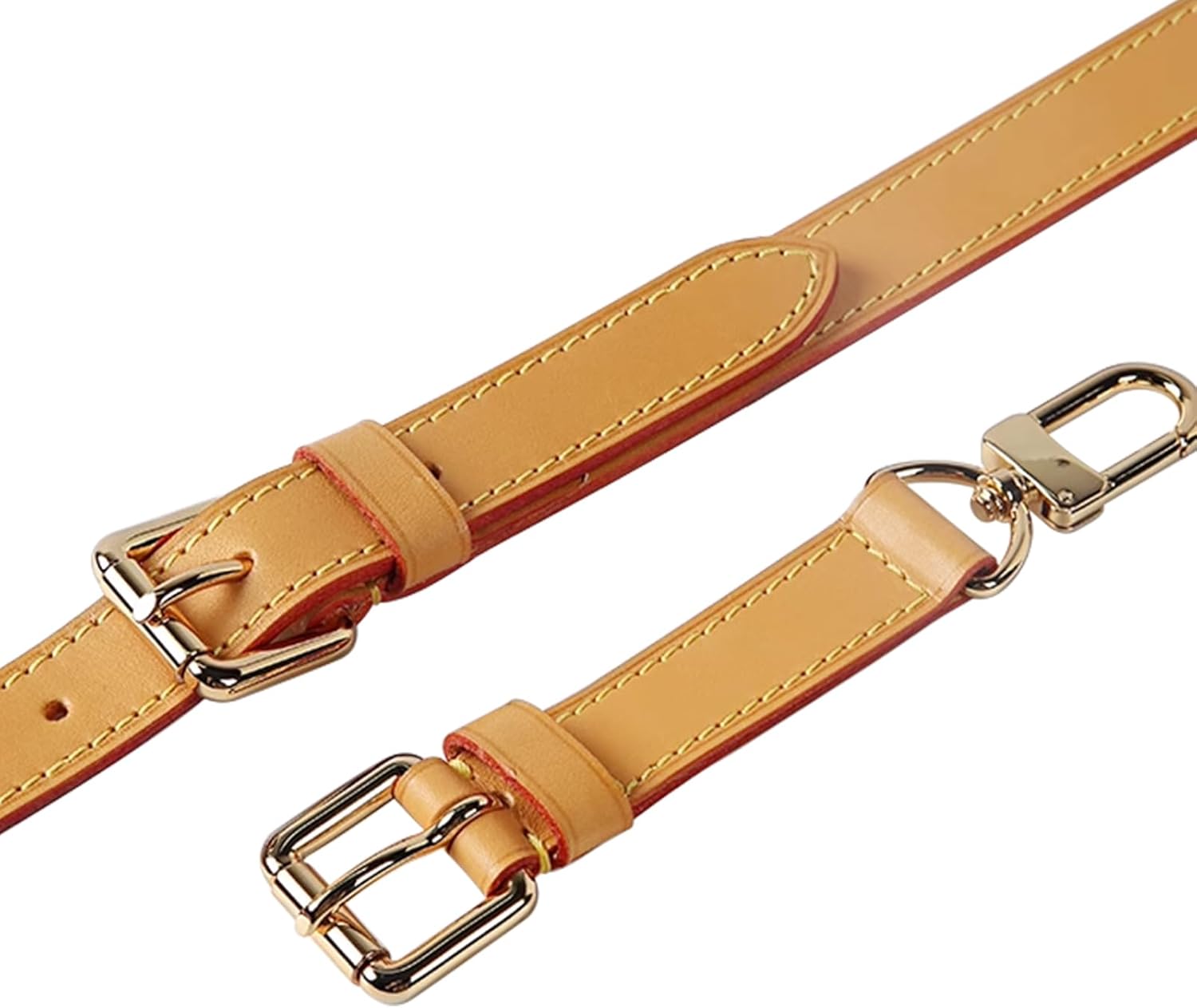 jiesinlov Replacement Strap Used for Shorten Bag Straps,Vachetta Leather Strap Modification for Handbag Shoulder Strap
