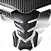 3D 4-Piece Customize Fuel Tank Pad Decal / Sticker Perforated Black w/Black Trim
