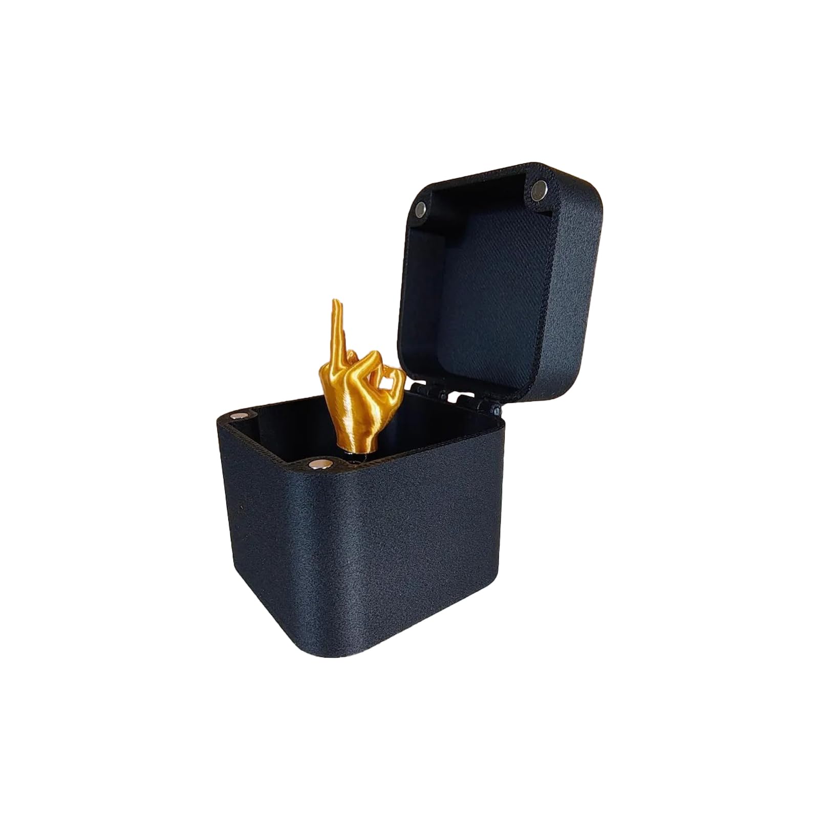 SPNDOB Middle Finger Surprise Gift Box Funny Toy Christmas Engagement Ring Wedding Gift Box (1PC)