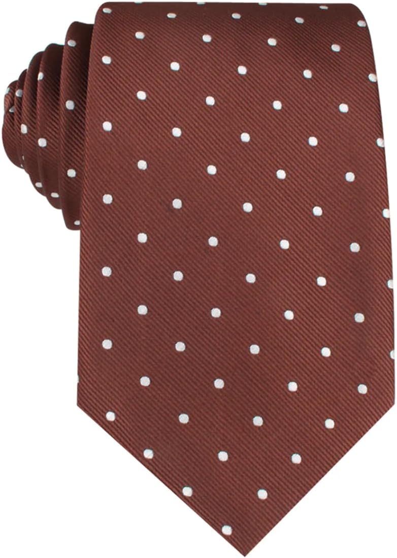 OTAA Polka Dots Necktie Casual Ties for Men - Perfect Neck Tie for Groomsmen Wedding Ties or Formal Occasions