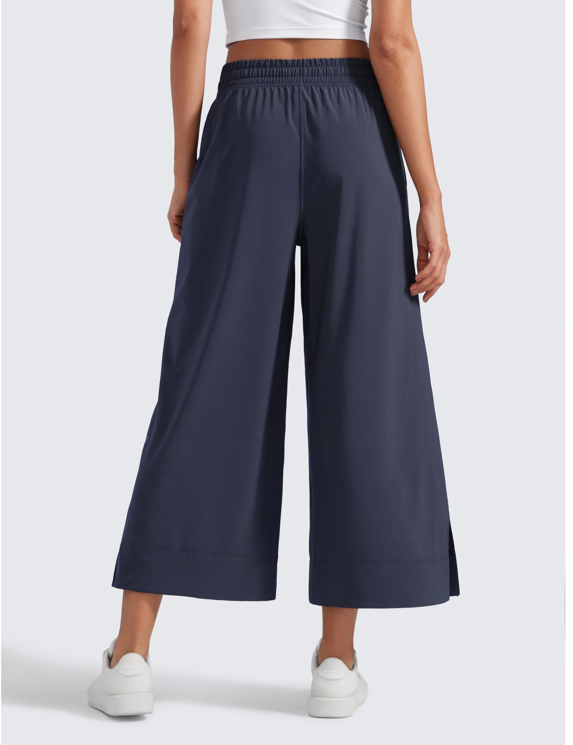 CRZ YOGA Lightweight Pantalón Ancho Corto 64cm Azul Marino 42